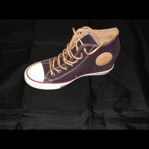 Platform/ wedge High top converse size 10